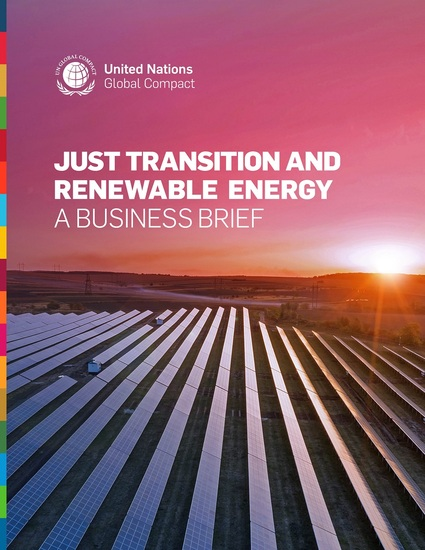 Just Transition and Renewable Energy: A Business Brief cover