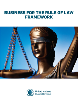 Business for the Rule of Law Framework cover