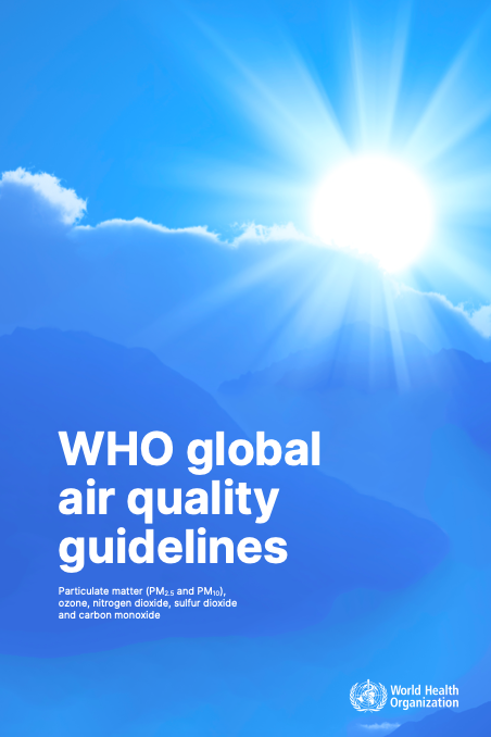 WHO Global Air Quality Guidelines cover
