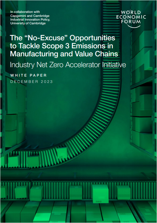 The “No-Excuse” Opportunities to Tackle Scope 3 Emissions in Manufacturing and Value Chains cover