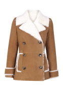 meninas shearling coat