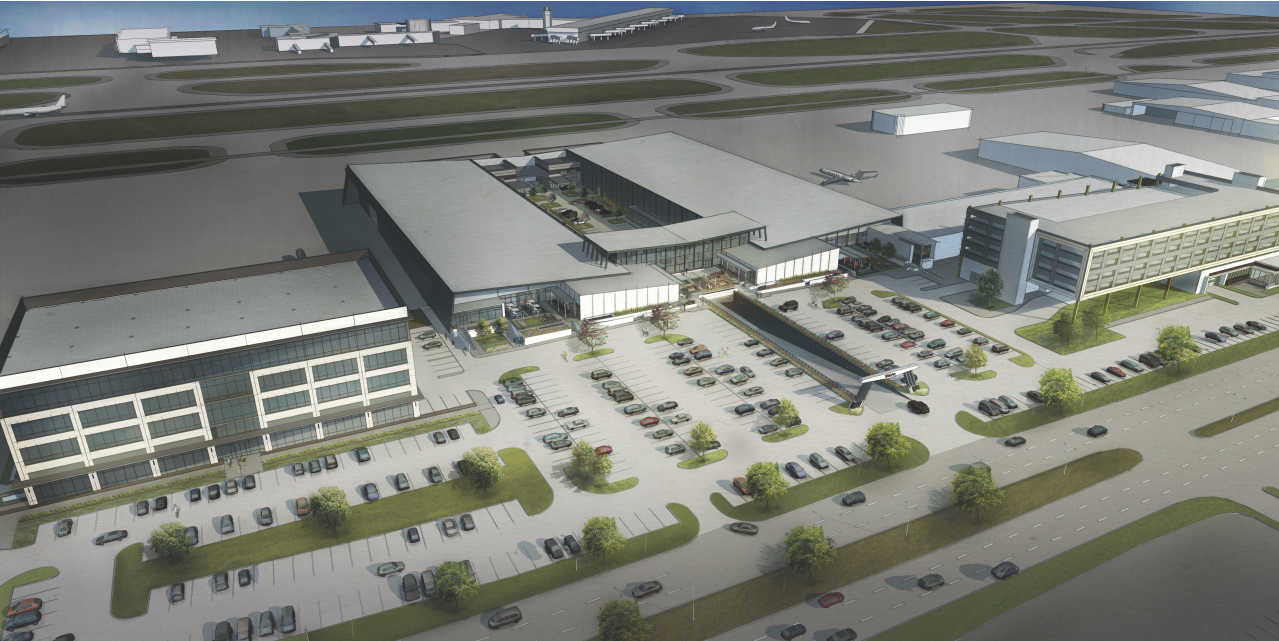 Redevelopment of old Braniff base at Dallas Love Field heads toward finish