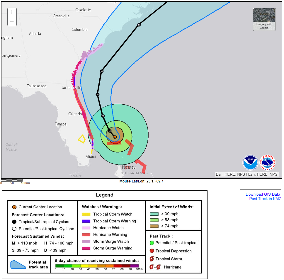 Hurricane Dorian Stalled Over The Bahamas gallery 1