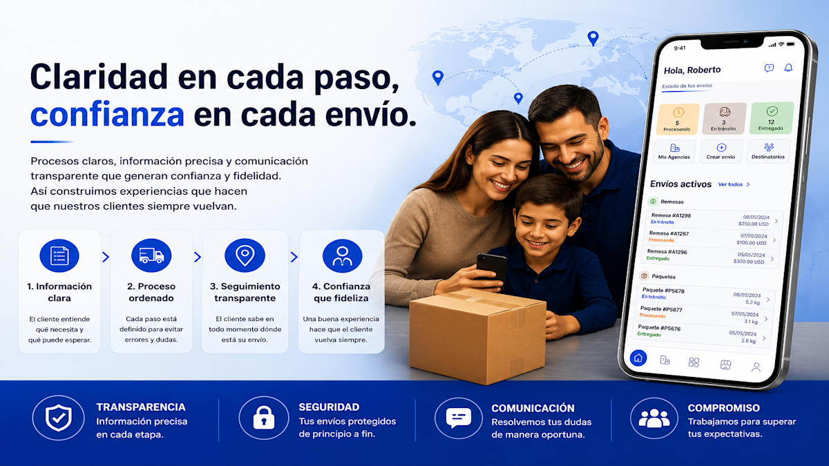 ¿Por qué la claridad en el proceso mejora la fidelidad del cliente?