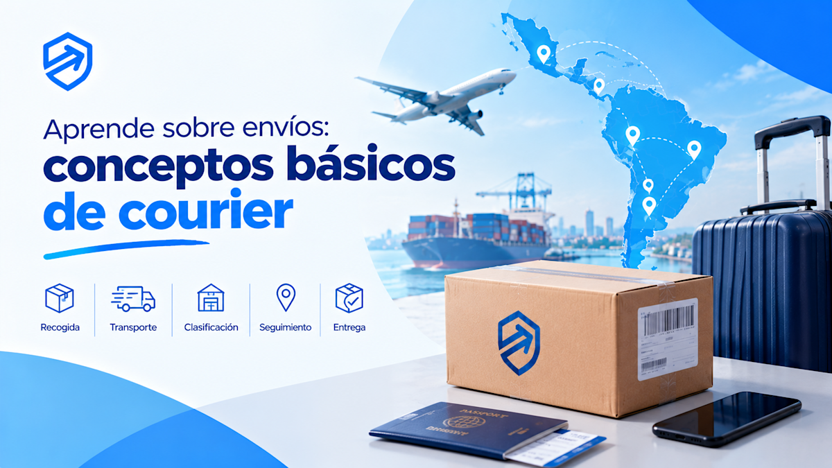Aprende sobre envíos: conceptos básicos de courier
