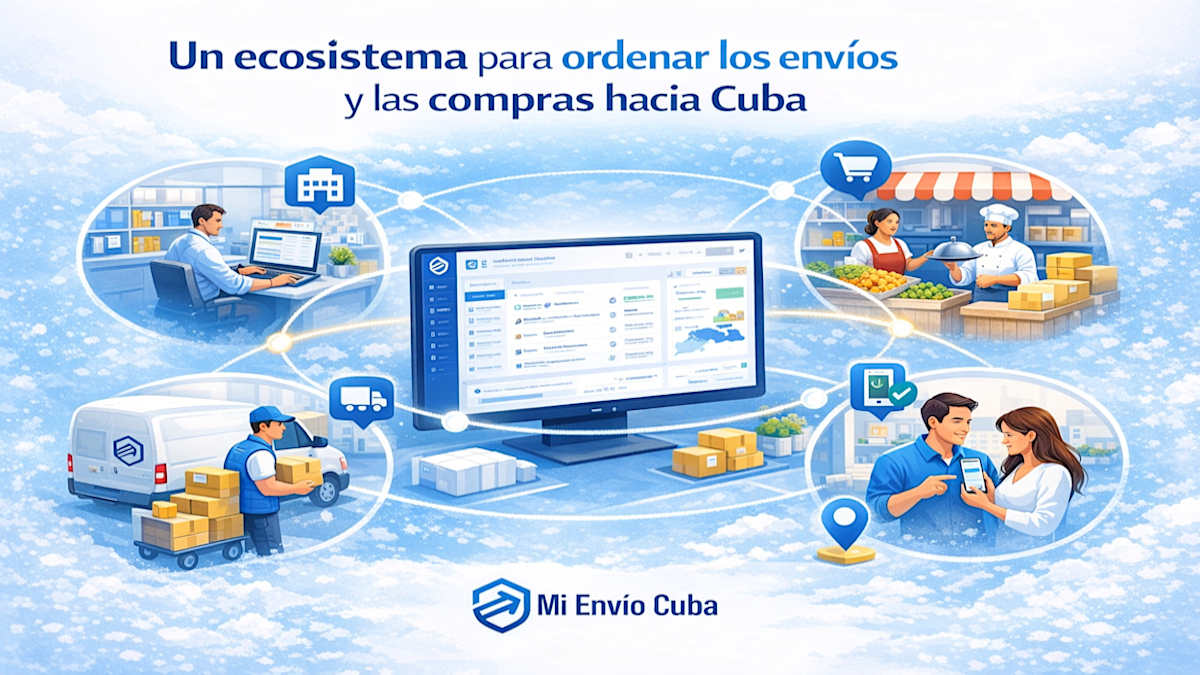 Un ecosistema para ordenar los envíos y las compras hacia Cuba