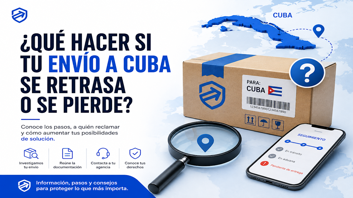 ¿Qué hacer si tu envío a Cuba se retrasa o se pierde?