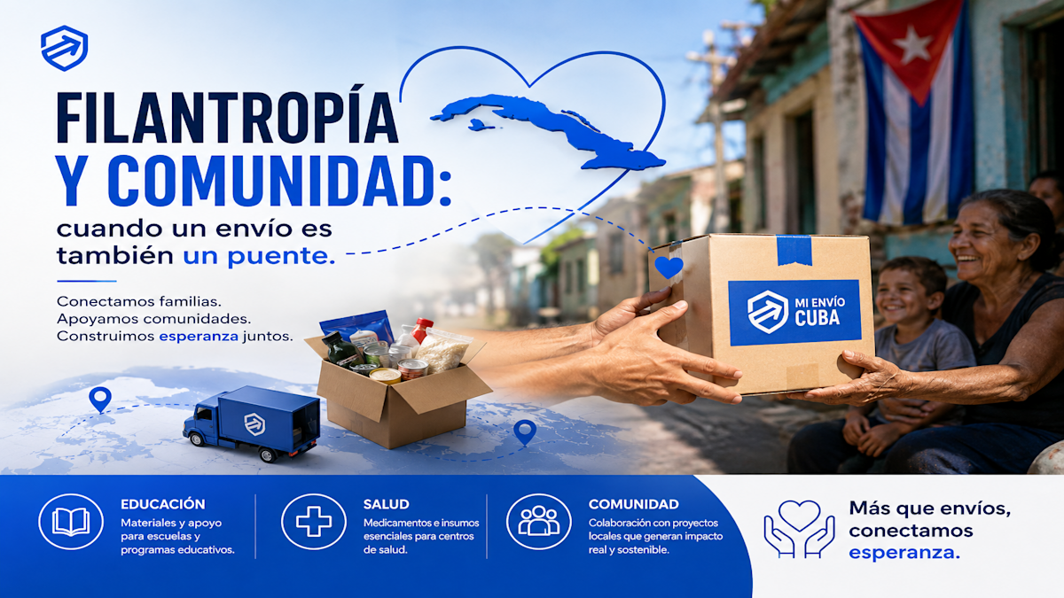 Filantropía y comunidad: cuando un envío es también un puente