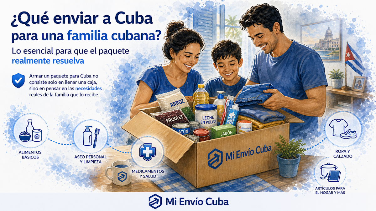 ¿Qué enviar a Cuba para una familia?