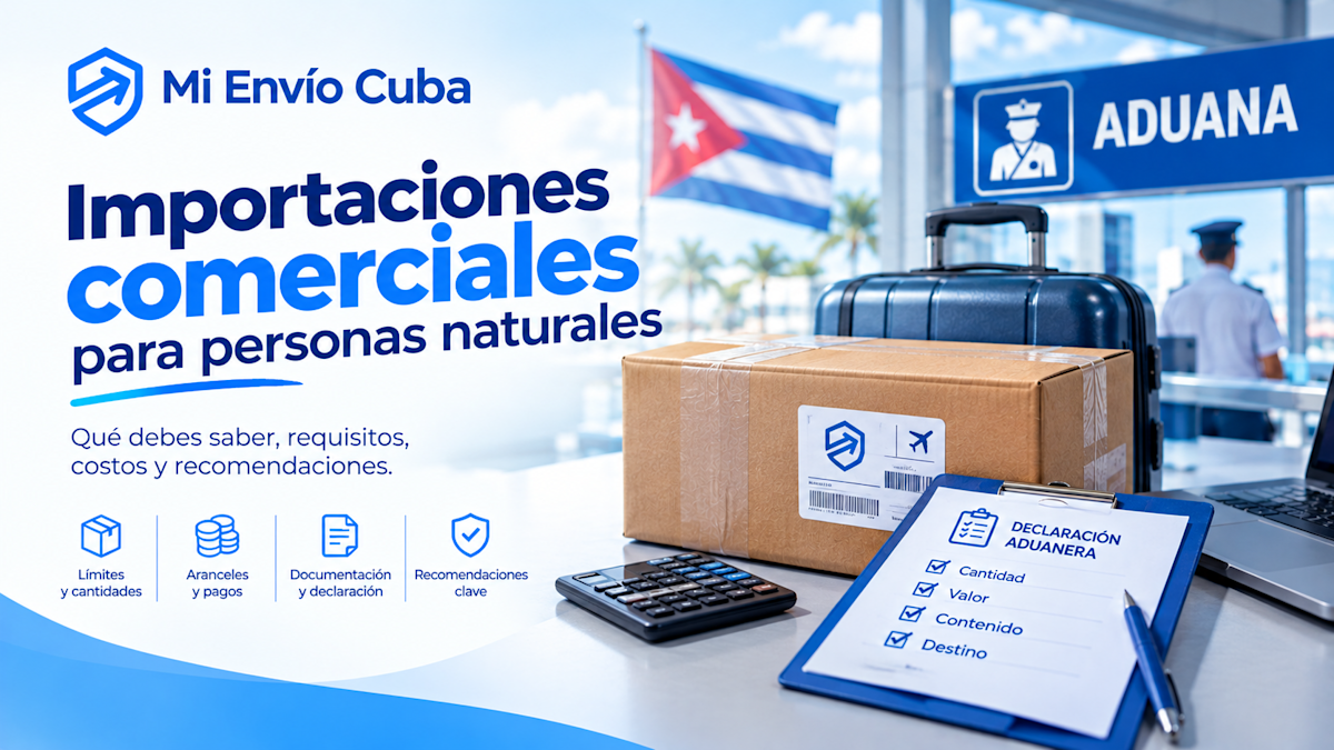 Importaciones comerciales para personas naturales