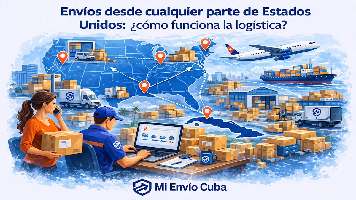 Envíos desde cualquier parte de Estados Unidos: ¿cómo funciona la logística?