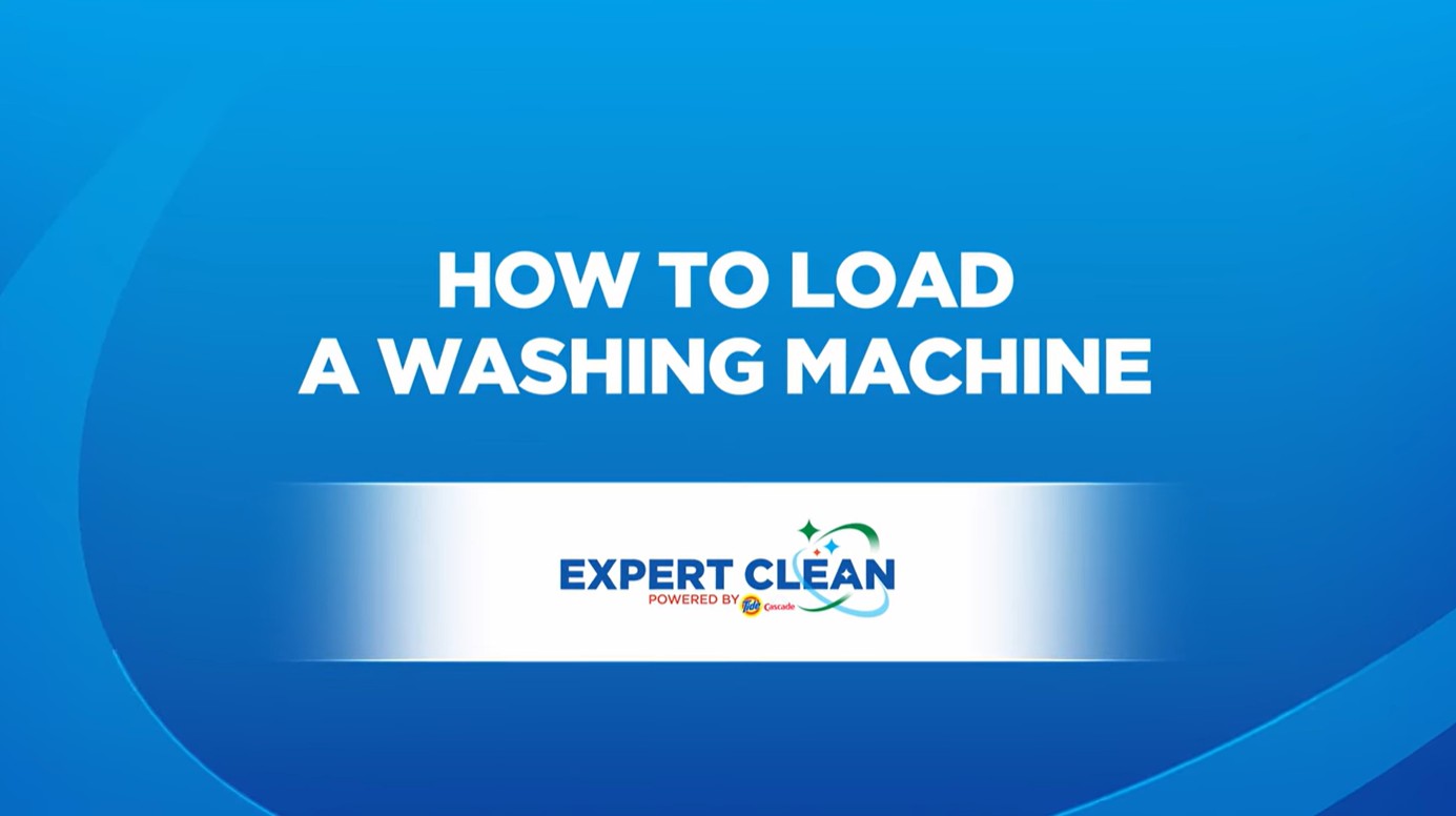 How to load a washing machine