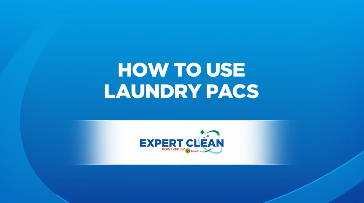 How to use laundry detergent packs