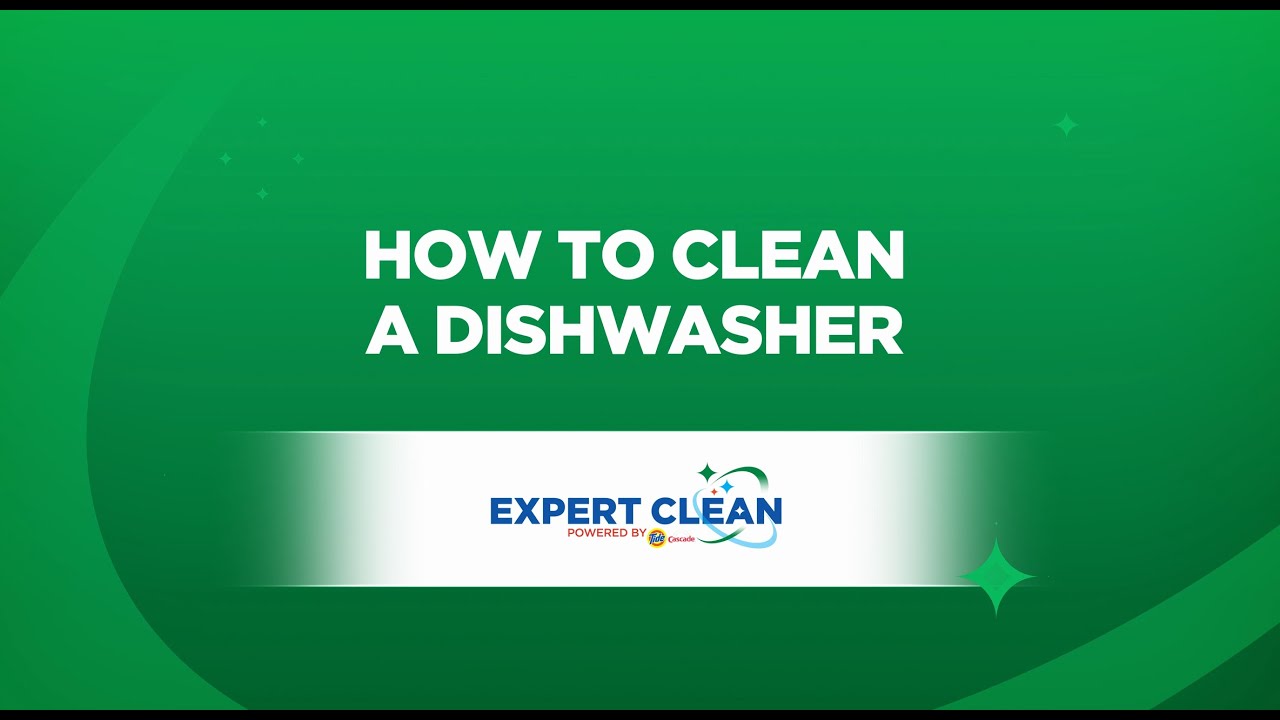 How to clean your dishwasher