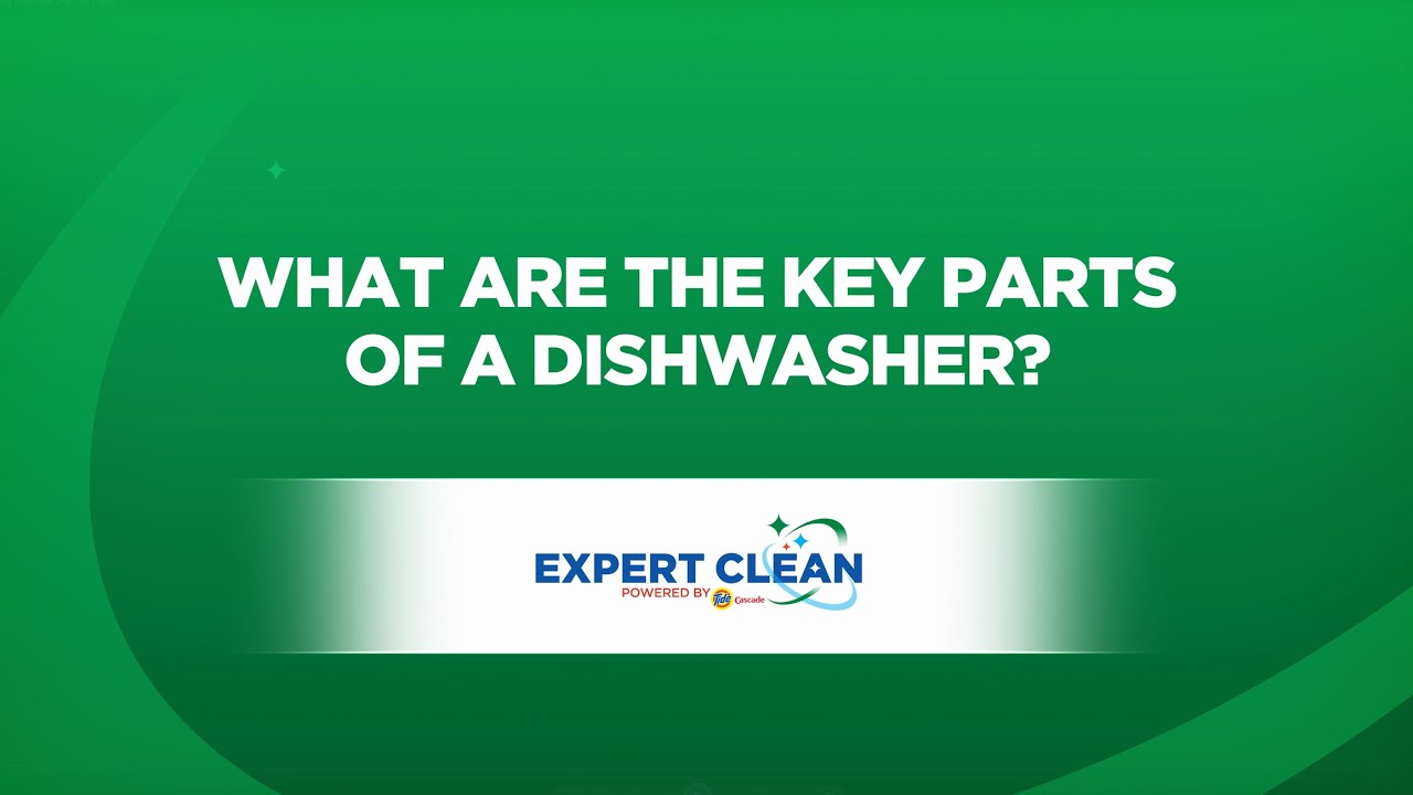 What are the key parts of a dishwasher