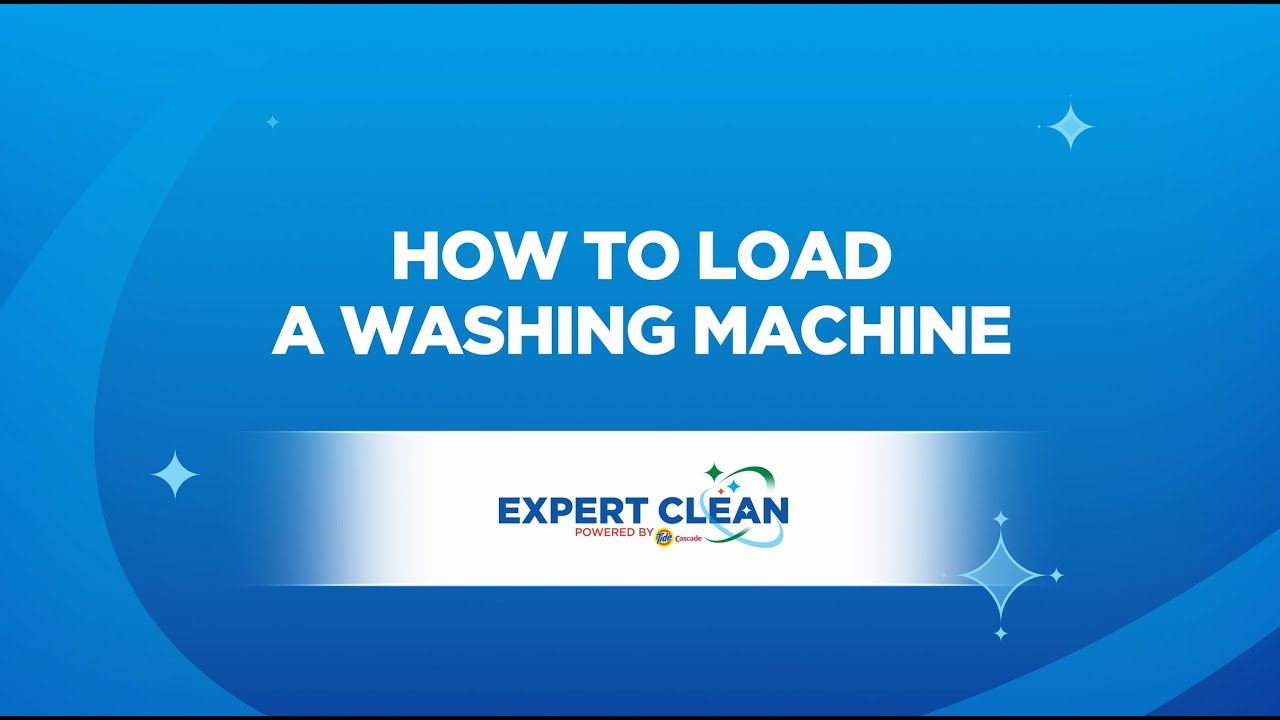 How to load a washing machine