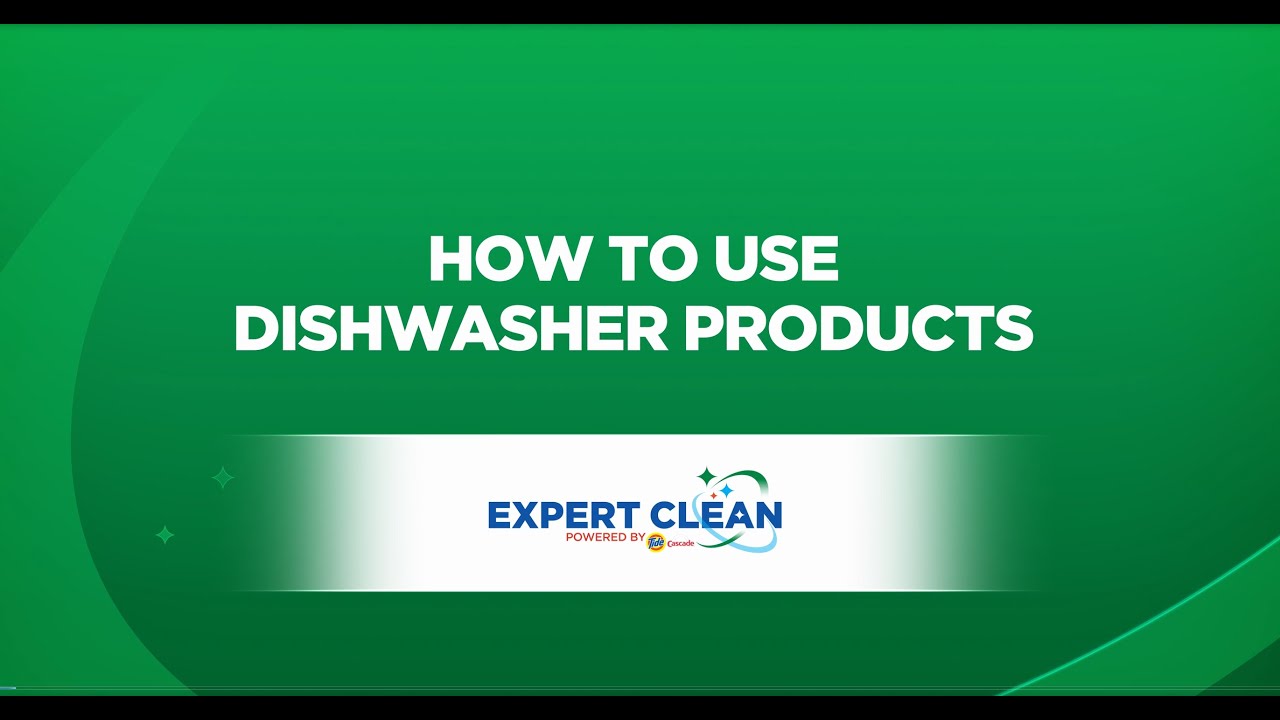 How to use Dishwasher Products