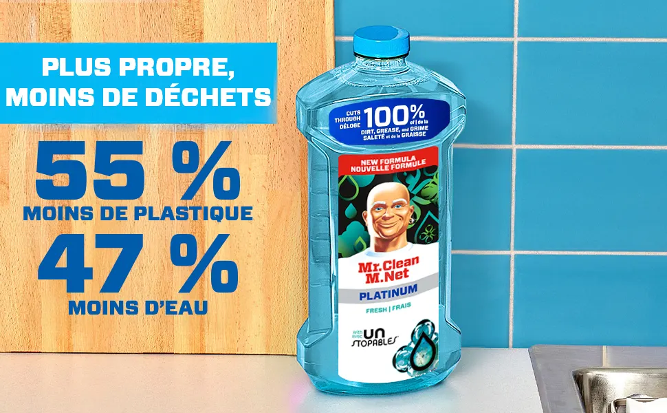 Nettoyant multi-surfaces Unstopables parfum frais – Déloge 100 % de la saleté et de la graisse