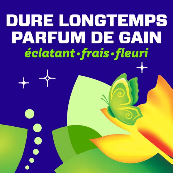 Pure longtemps parfum de Gain: eclatant - frais - fleuri
