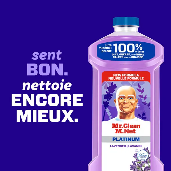Sent bon; Nettoie encore mieux.