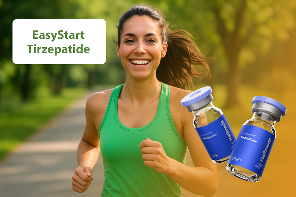 tirzepatide and running EasyStart Tirzepatide Offer by Helimeds