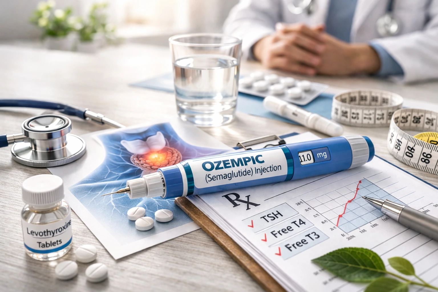 levothyroxine semaglutide Can You Take Ozempic With Thyroid Problems? Safety, Risks & Expert Guidance