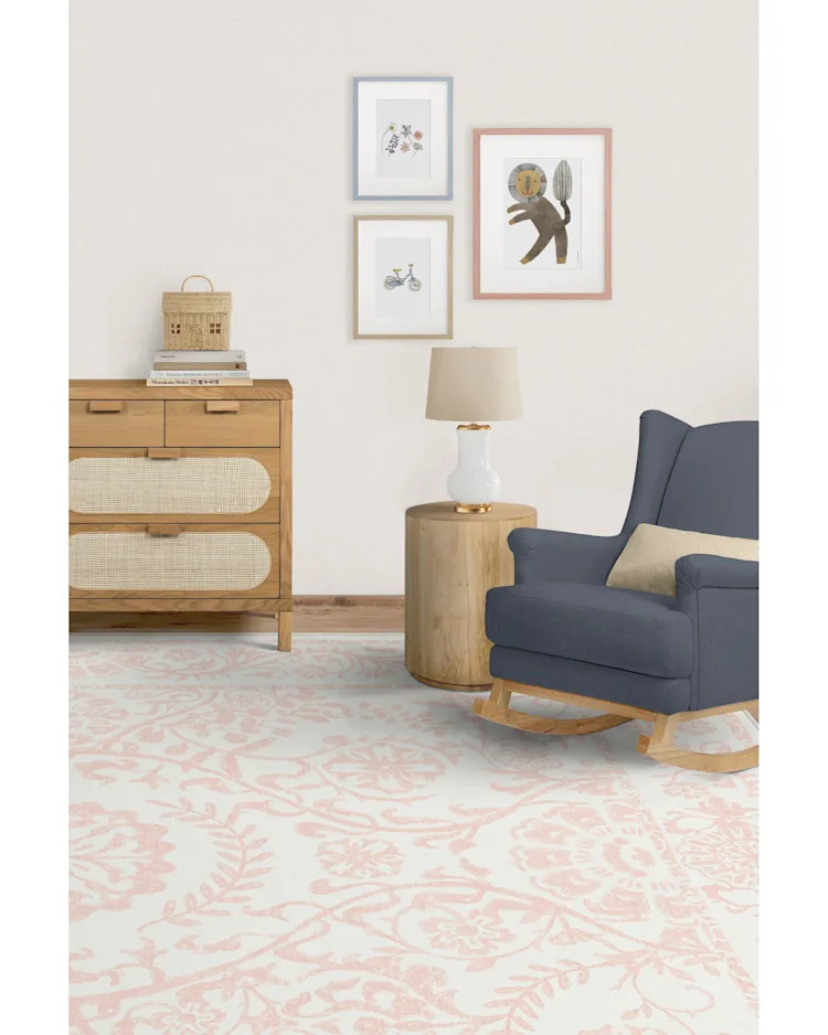 Delphina Powder Pink Rug | Ruggable