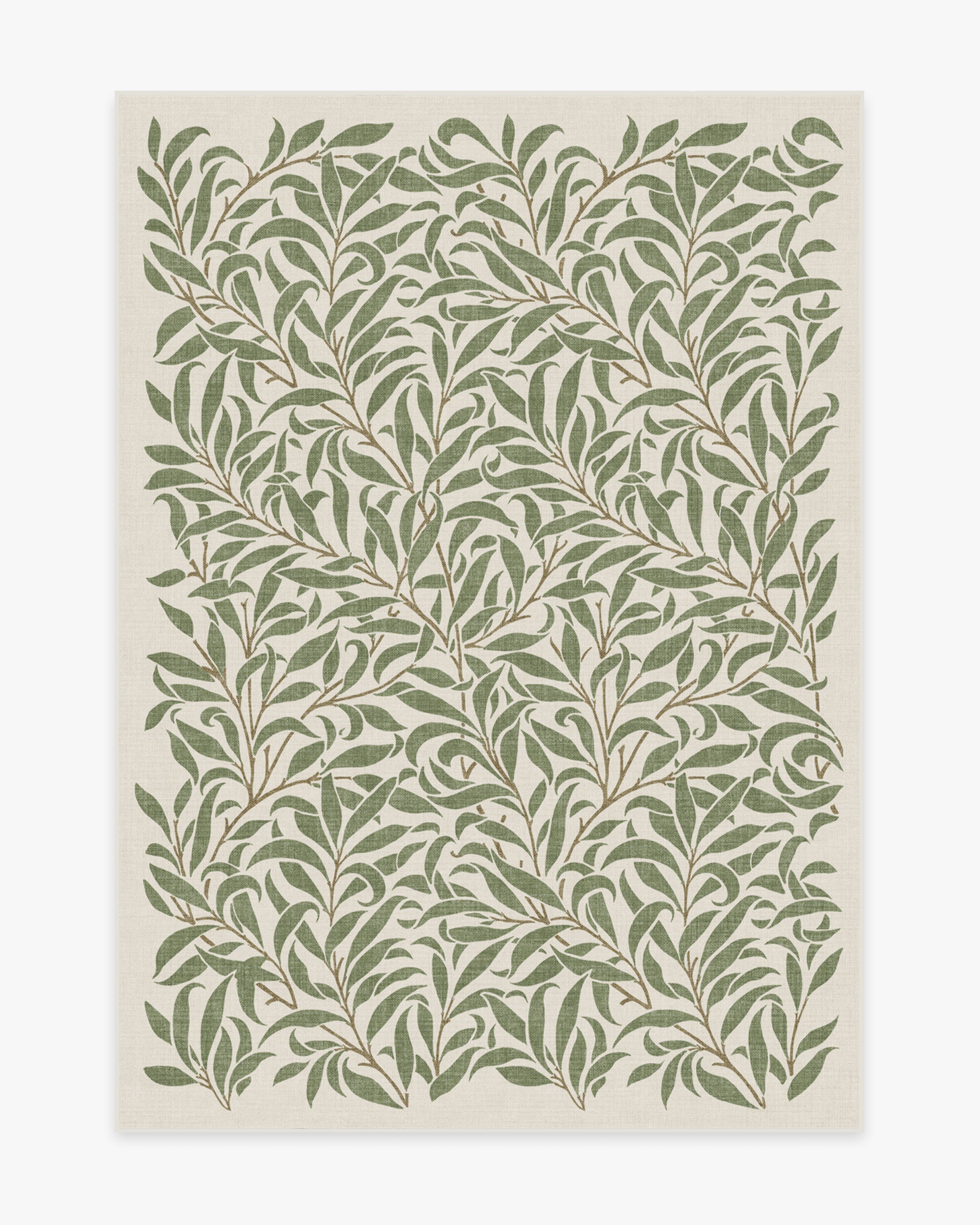Morris & Co. Pure Willow Boughs Green Rug Ruggable