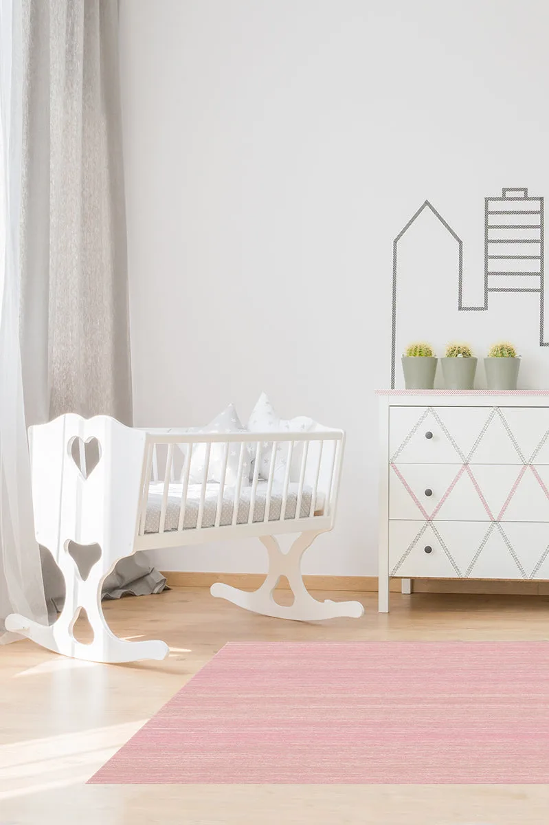 Solid Tonal Pink Rug Ruggable