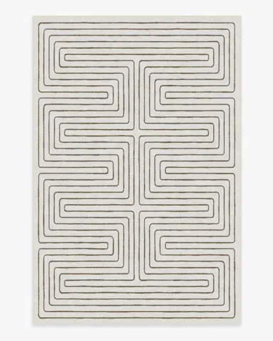 Jonathan Adler Labyrinth Camel Ivory Rug