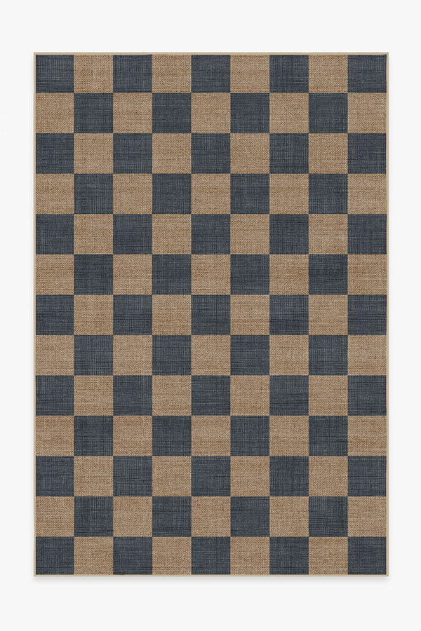 Soft Checkered Rug