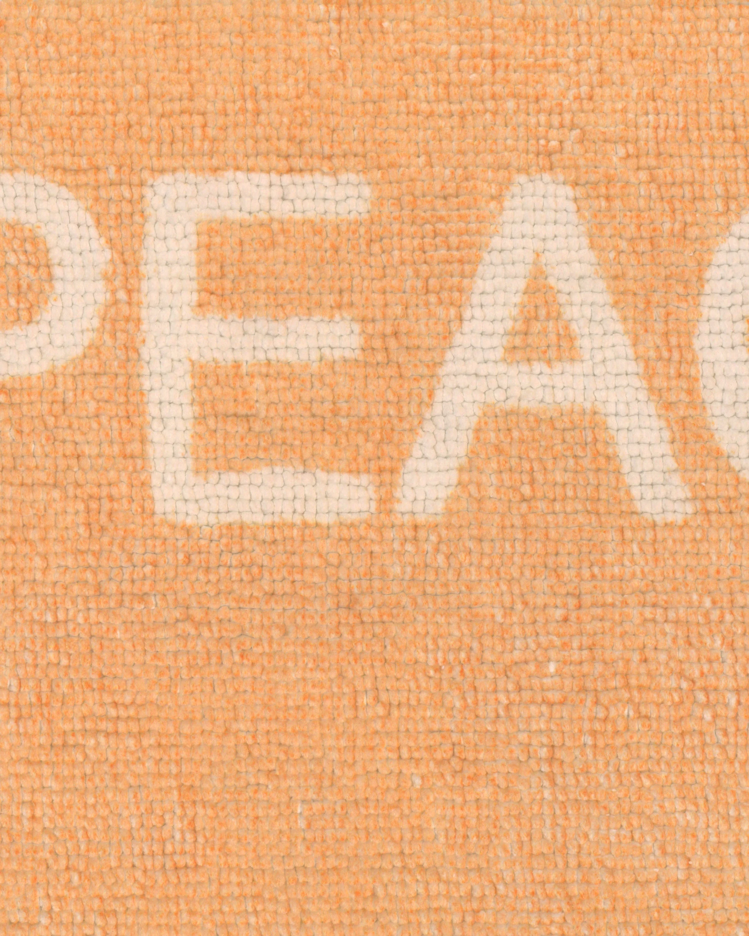 Pantone Peach Fuzz Nice Peach Bath Mat Ruggable