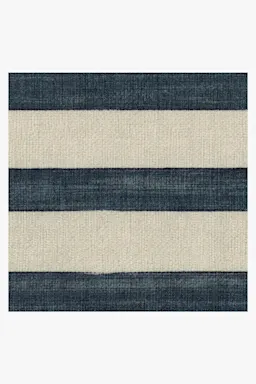 Sumi Sailor Stripe Navy Rug | Ruggable