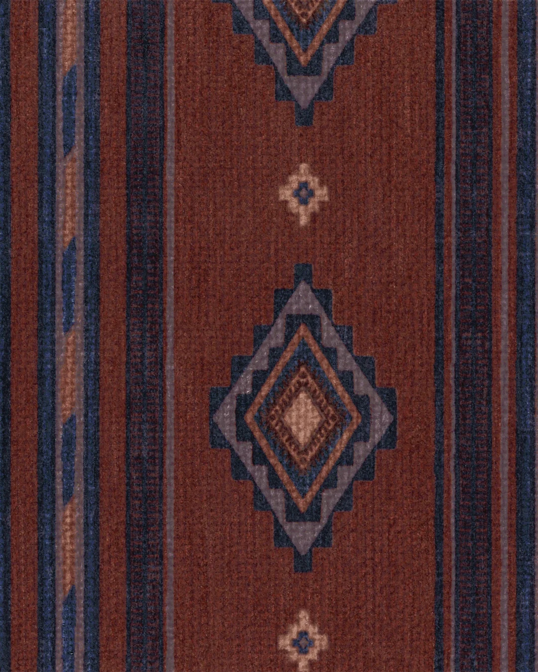 Seville Stripe Amber Red Rug Ruggable