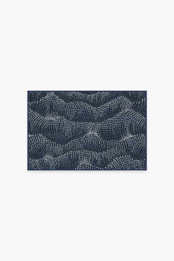 Sela Navy Rug Ruggable
