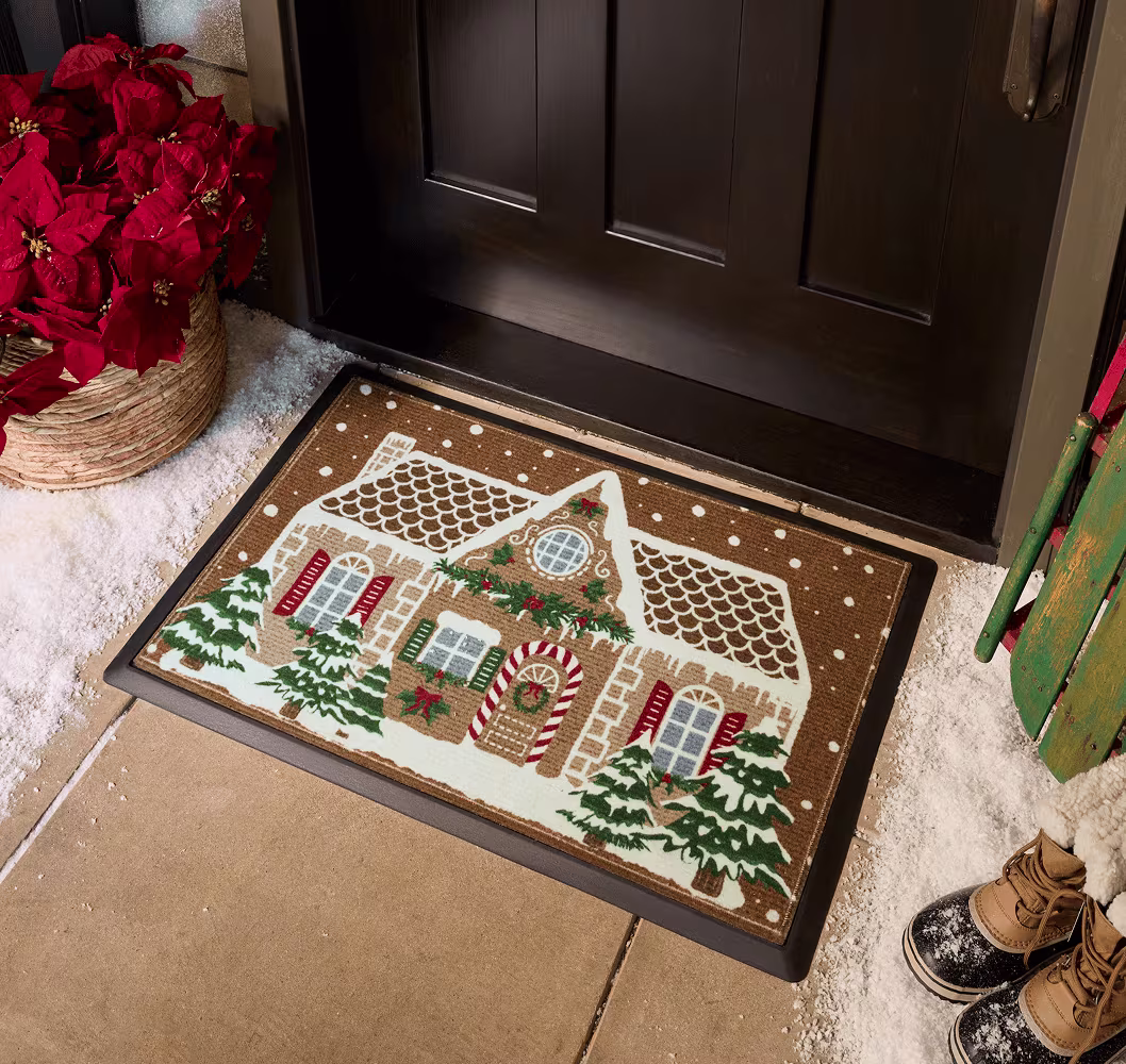 Ruggable Gingerbread House Doormat Collection Tile 