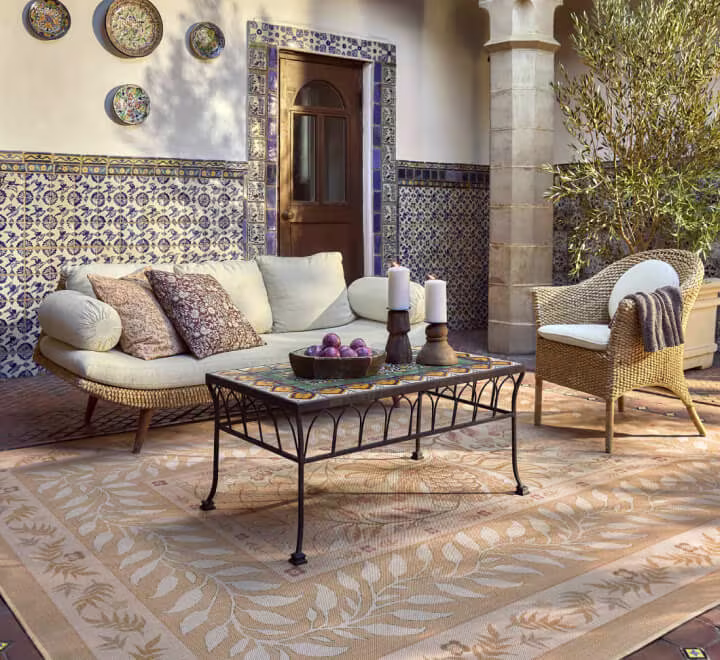 Outdoor Rugs Nav Tile Image (Provence Wheat Outdoor Rug)
