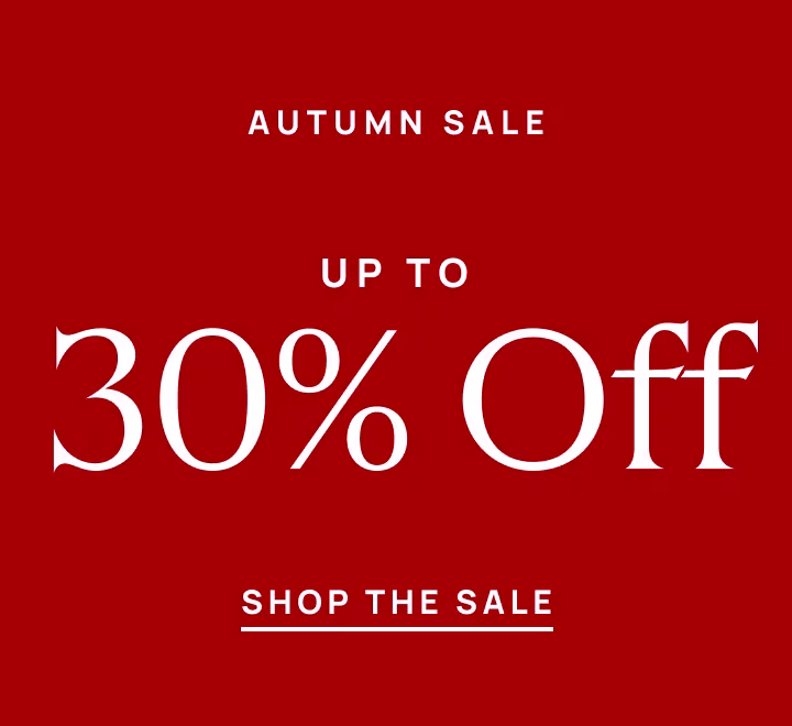 Autumn Sale - Up to 30% Off