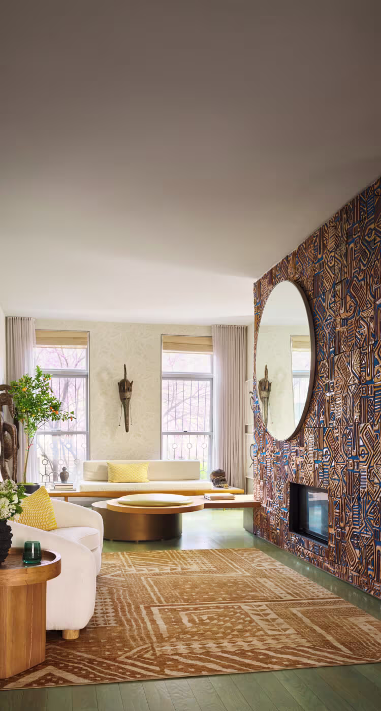 Ruggable x Malene Barnett Bogolan Ochre Rug