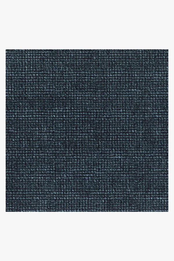 Needlepoint Solid Navy Rug Ruggable