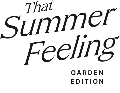 Ruggable That Summer Feeling: Garden Hero Banner Logo Lock Up - Desktop