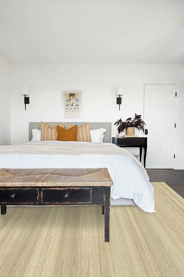 Solid Tonal Natural Rug Ruggable