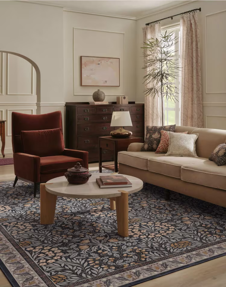 Ruggable Morris & Co. Feature Section - Mobile