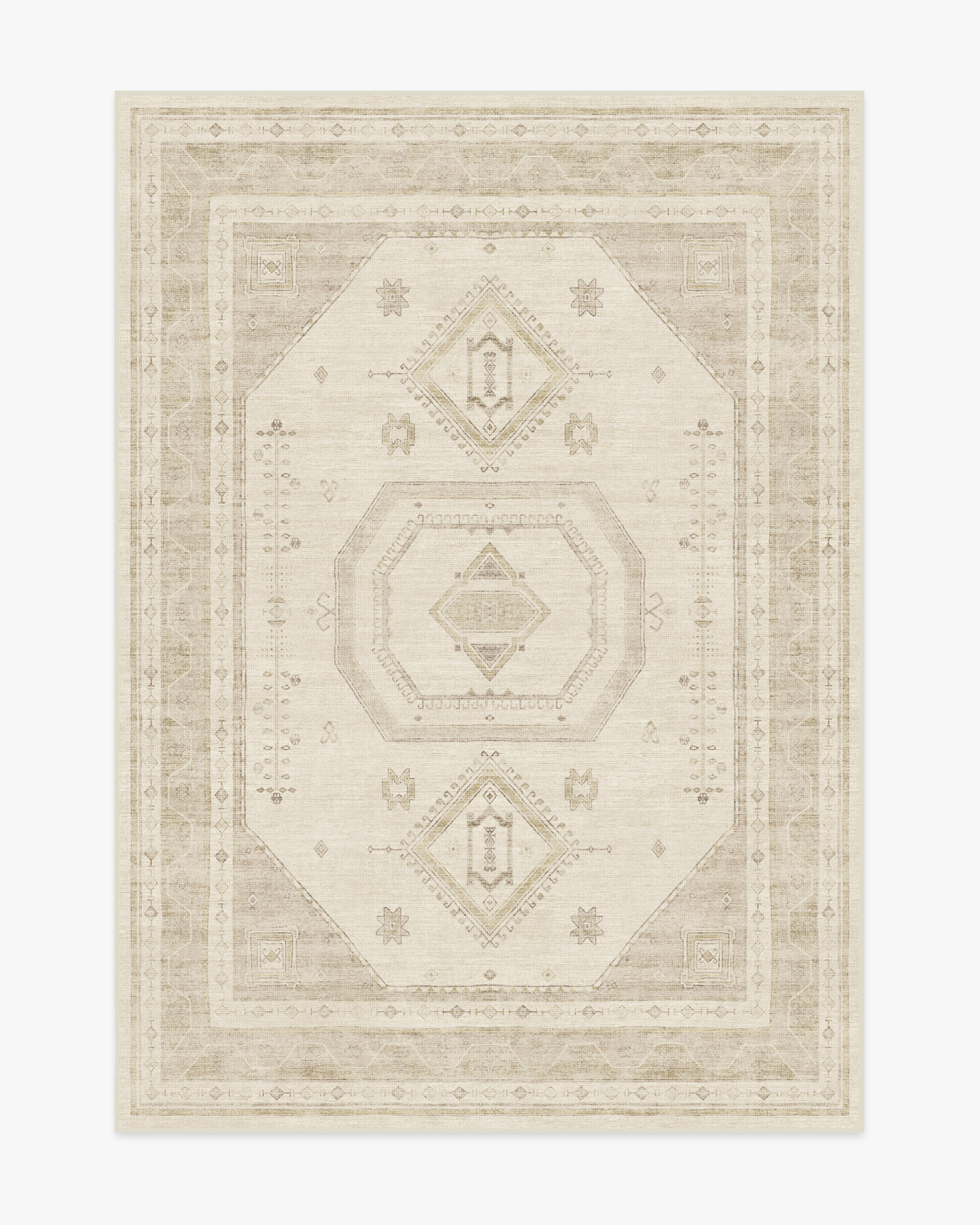Shira Ivory & Natural Rug | Ruggable
