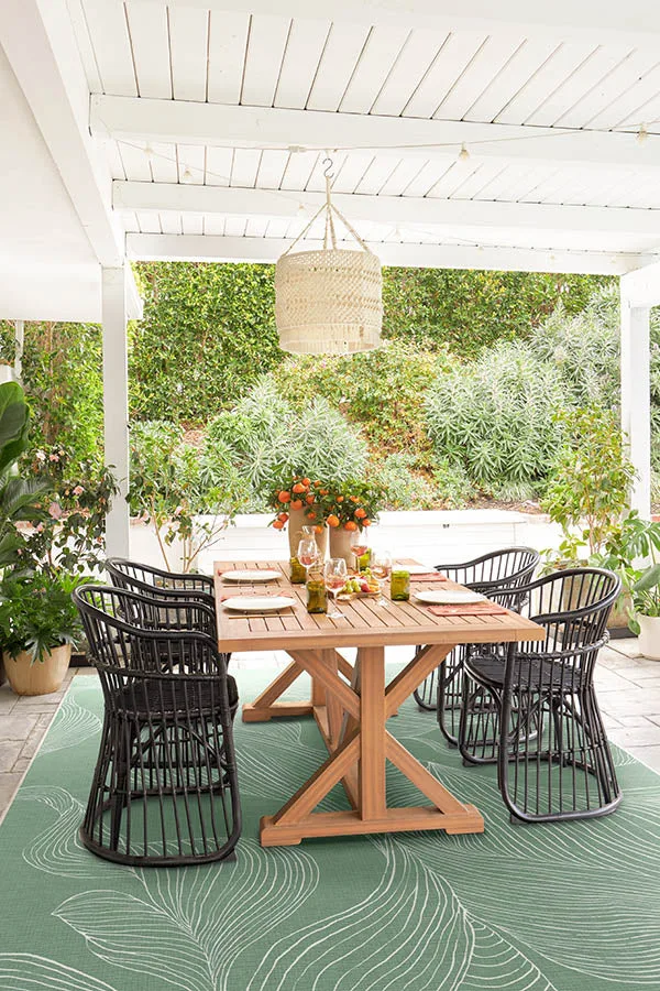 Outdoor Sana Laurel Green Rug Ruggable