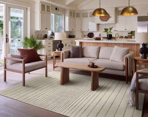 Ruggable Array Black & Ivory Rug link to Living Room products