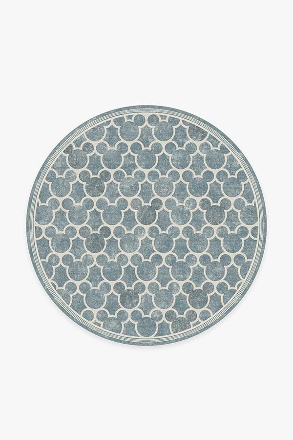 Mickey Trellis Slate Rug | Ruggable