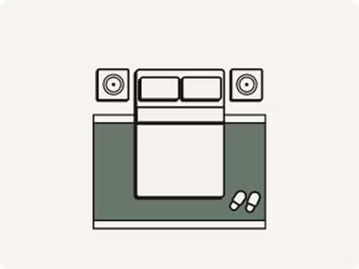 Ruggable Bedroom Illustration Image