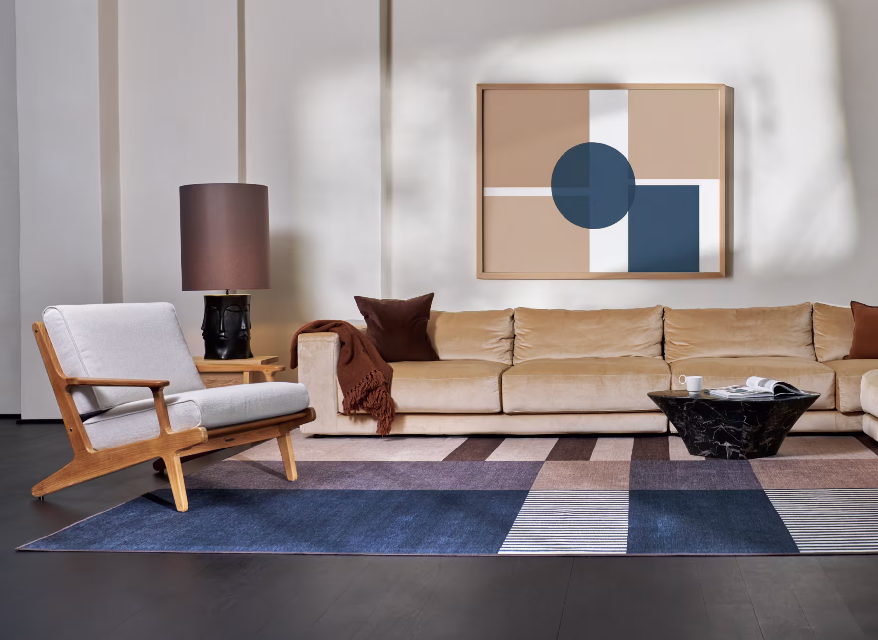 Michael Michalsky New York Indigo & Cream Rug