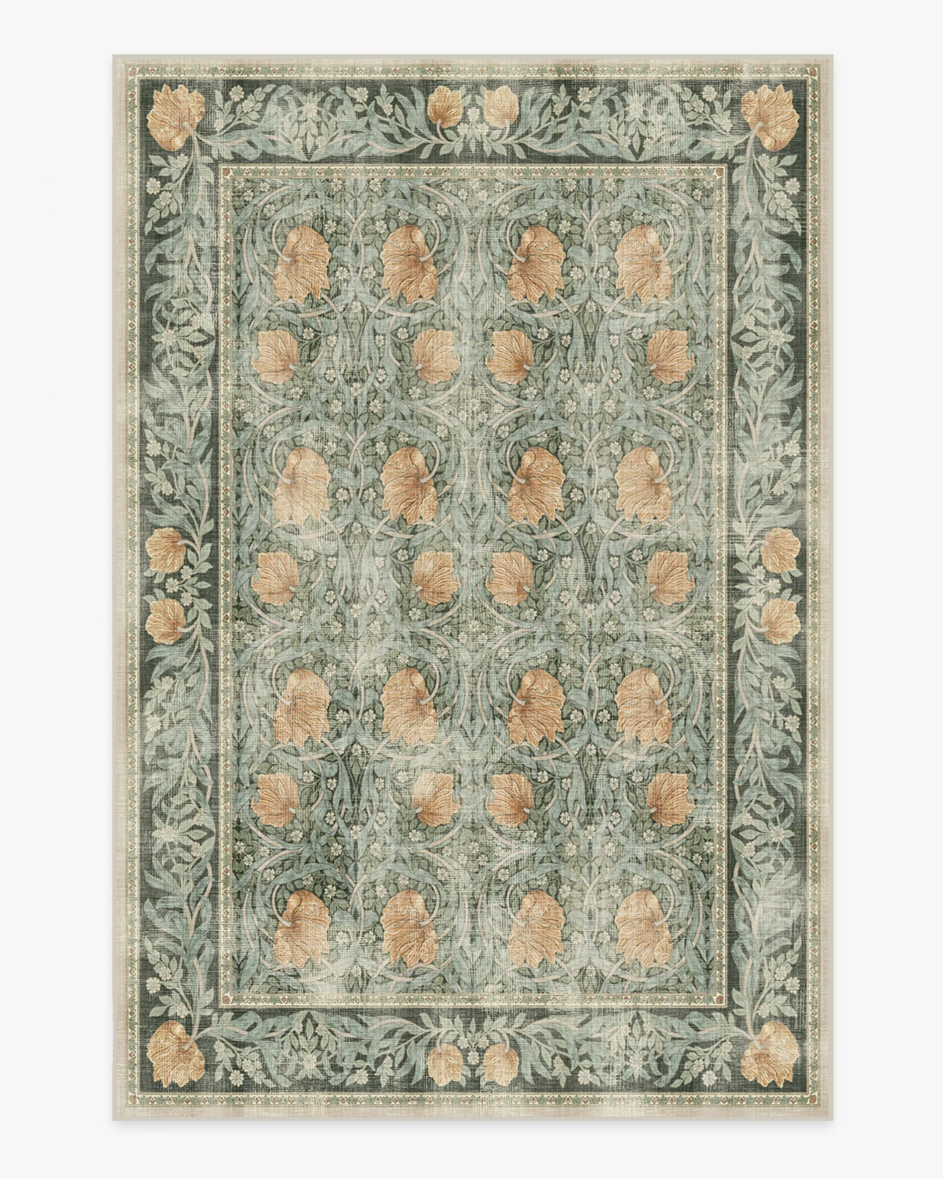 Morris & Co. Pimpernel Jade Rug Ruggable